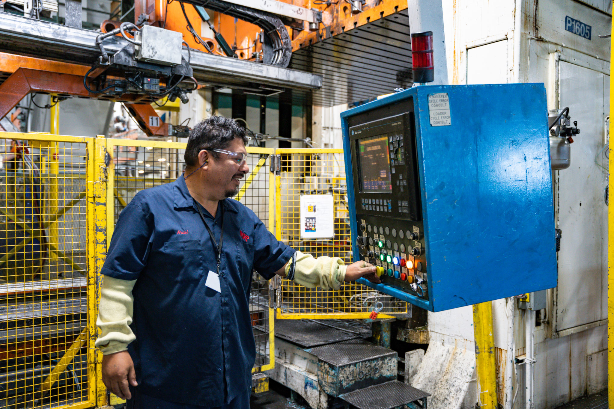 SSP Team Member Operating Equipment